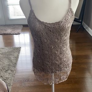 Lace tank top